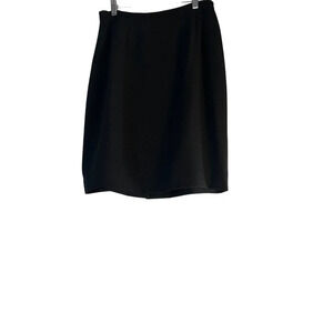 Tahari Classics Womens Pencil Skirt Career Black Lined Size 10